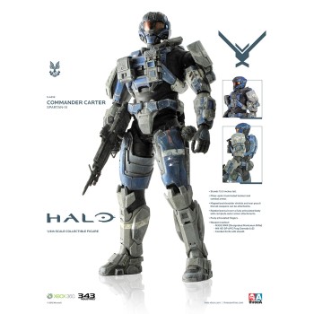 Halo Action Figure 1/6 Spartan-III A259 Commander Carter 34 cm